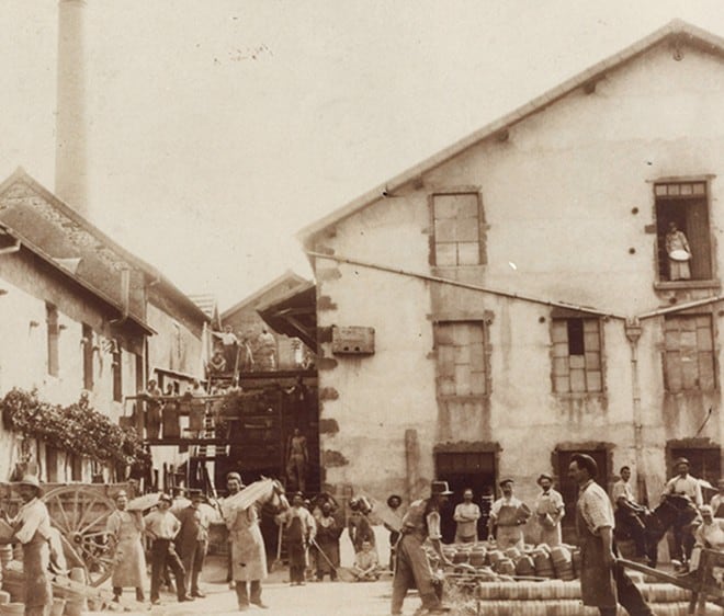 Photo d'époque manufacture Emile Henry 