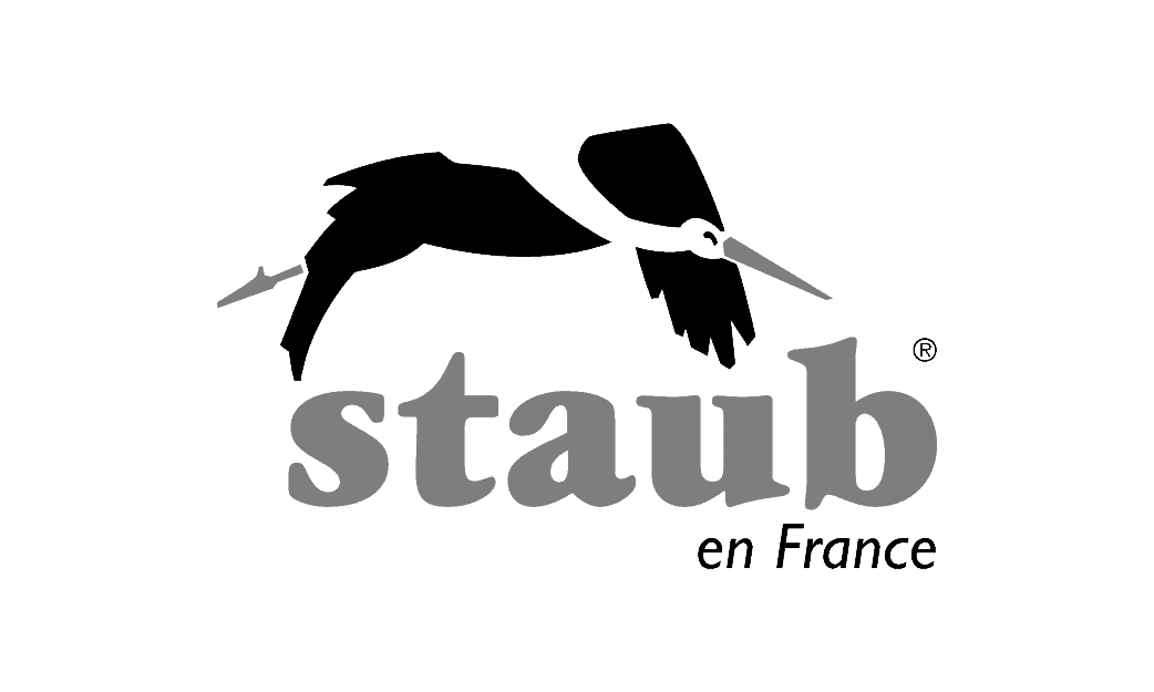 Logo Staub en France noir cocottes et en plats en céramique Lyon