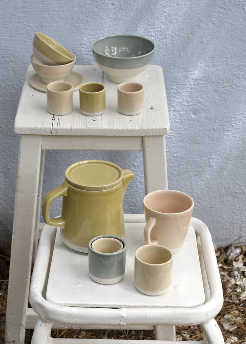 Service de table en céramique collection Cantine Jars