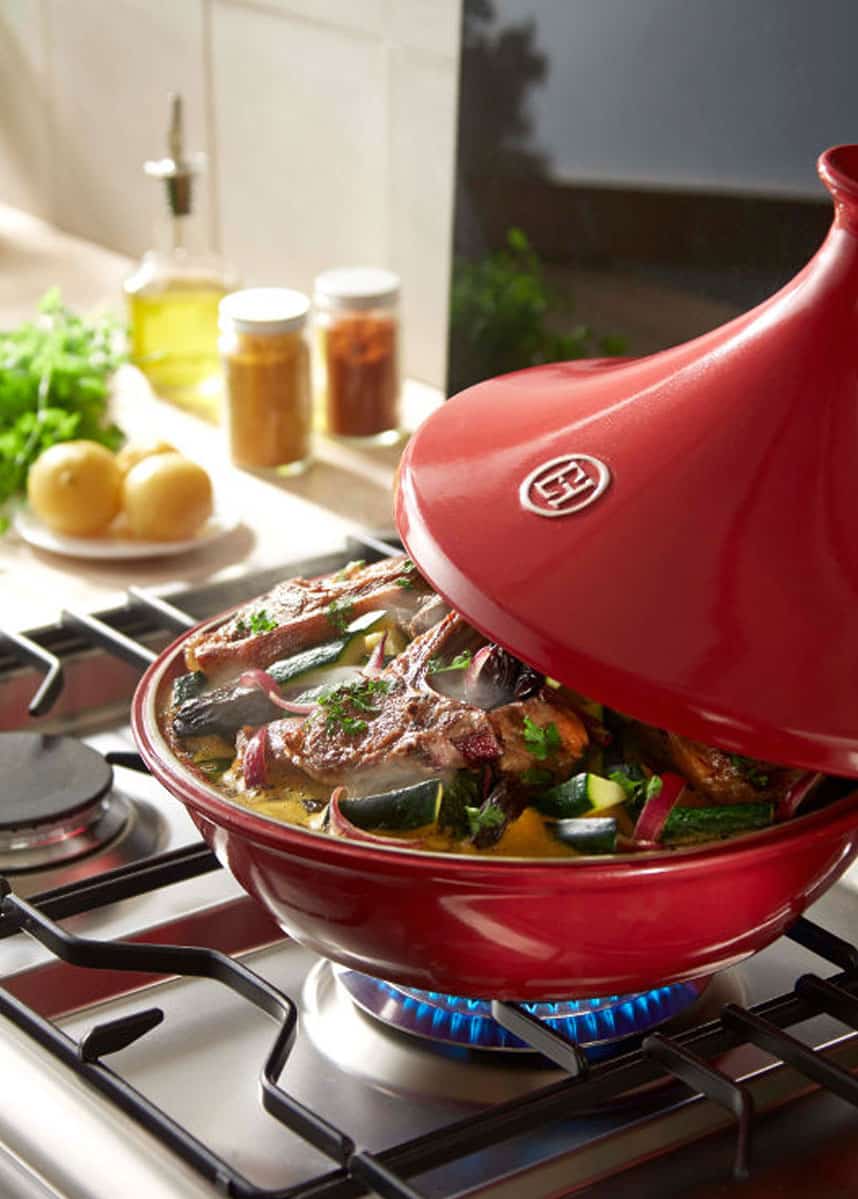 Tajine en céramique cuisson sur feu Emile Henry Lyon